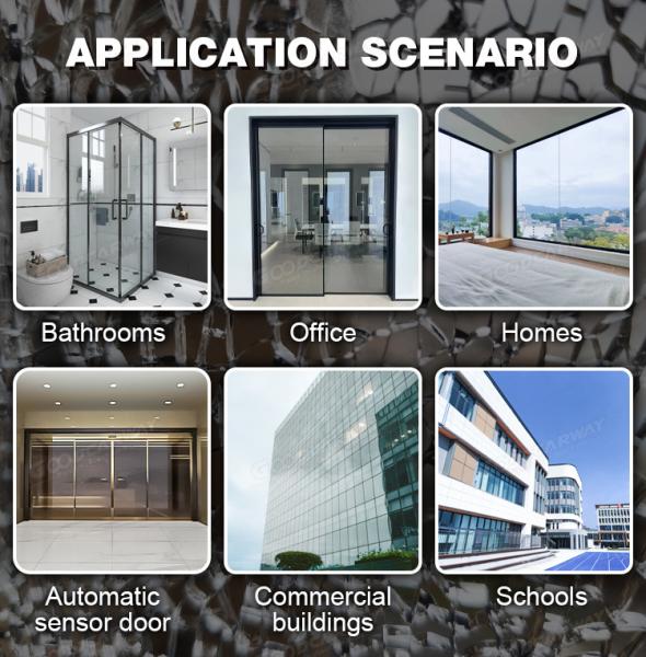 8mil Safety Film Self-Adhesive Explosion Proof Window Security