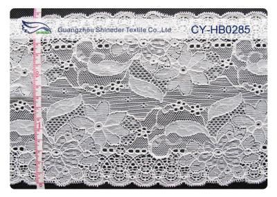 Water Soluble Elastic Lace Fabric , Stretchable Lace Trim SGS CY-HB0285