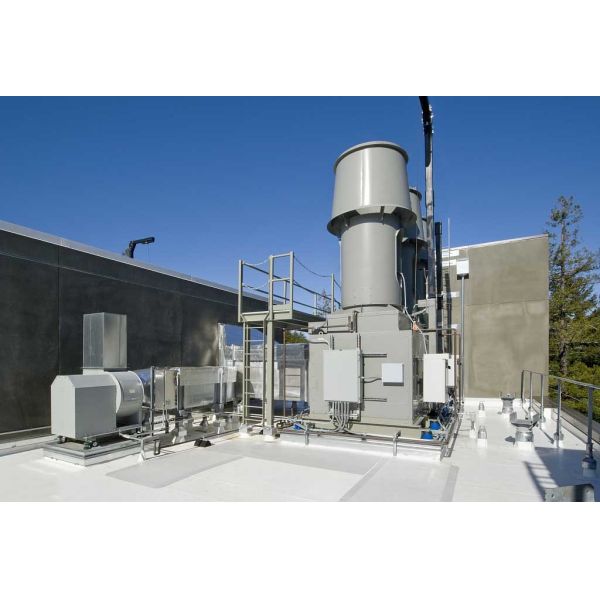 Industrial Waste Gas Treatment Equipment Activated Carbon Purifier 300 kg / Active Carbon Filter Tank