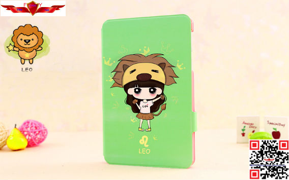 New 100% Qualify Perfect Fit Cartoon Ultra Thin PU Leather Cover Case For Lenovo S5000