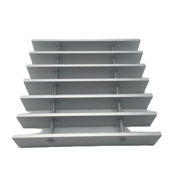 Решетка пола серебряные промышленные 6063 равнины обжимки строительного материала алюминиевая