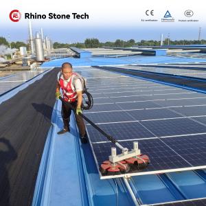 Module solaire à double disque Nettoyage essuie-glace alimenté par batterie Entretien des panneaux solaires 7,5 mètres