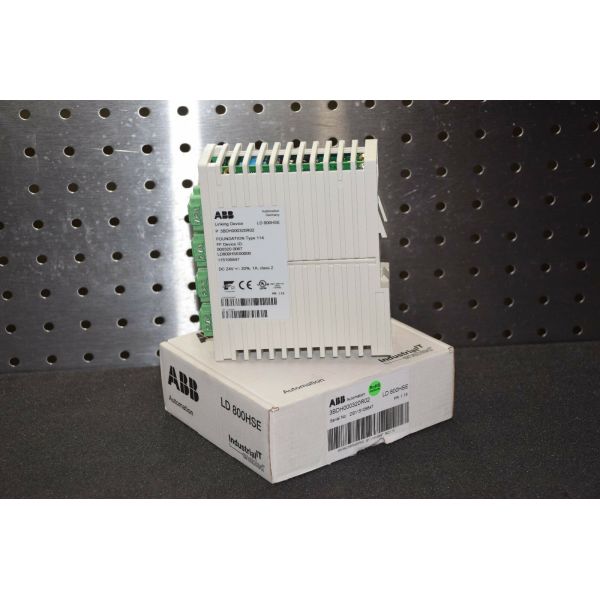 Оригинал 3BDH000320R02 LD 800HSE новый, модуль для обмена установки рельса DIN с 4 связями H1 и один соединитель HSE.