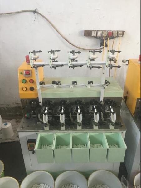 Five Head Automatic Moto Arn Cocoon Bobbin Winding Machine Small Volume 85KG 250W