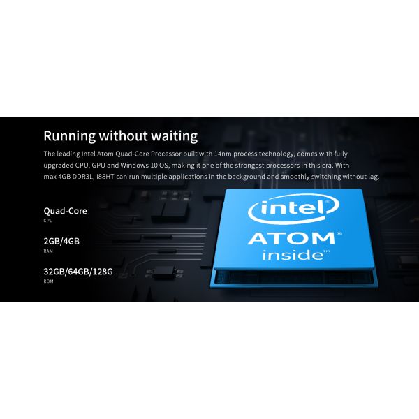 Tablette industrielle 8 pouces Win 10 avec connectivité NFC et Intel 4G GSM