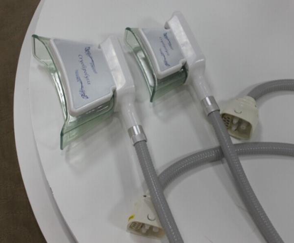 Professional factory high quality green and white 5 handles 10.4 inch cryolipolysis RF cavitation slimming  machine