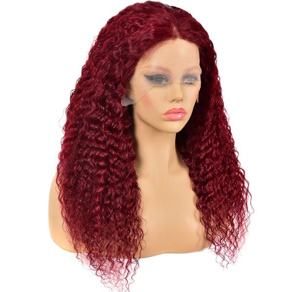 Yes Virgin Hair 100% Human Hair Brazilian Hair Hd Lace Frontal Wigs Vendors 99J Burgundy