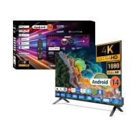 Smart TV ultra mince sans cadre 32 40 50 55 65 pouces UHD Android LED