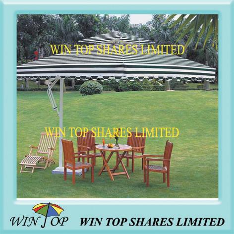 4 * 4m Aluminum Garden Furniture Umbrella