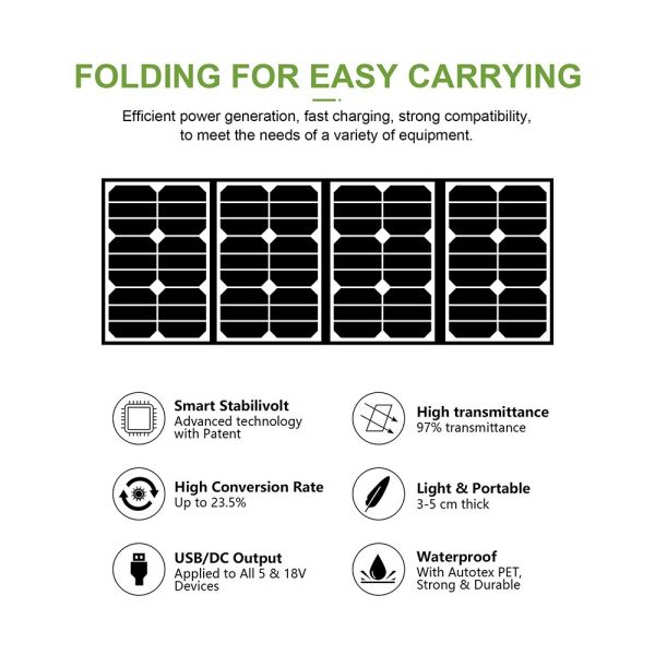 Powerful 7W Sunpower Solar Panels For Emergency Portable Charger Panel Efficiency 23%