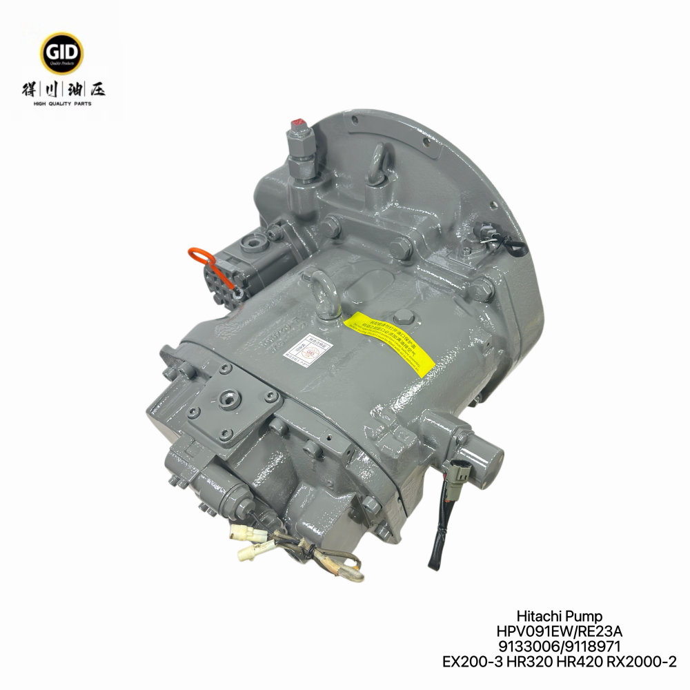 Hitachi HPV091EW Hydraulic Main Pump with High-Strength Cast Iron Construction Precision Components and Tested Before Shipment for EX200-3 HR320 HR420 RX2000-2