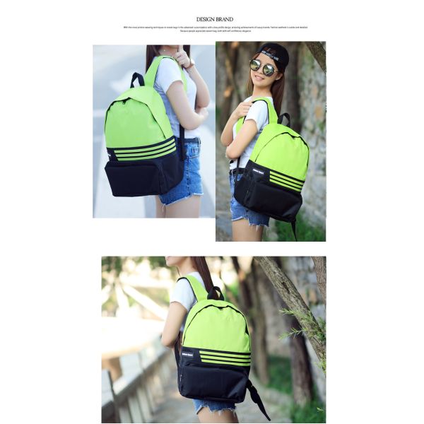 College Wind Canvas Backpack Female Bag Of The Girl Of Primary High School Student Backpack Computer Bag