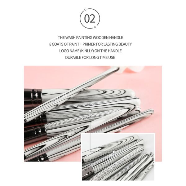 7PCS Paper Box ISO9001 Makeup Brush Gift Set for Face