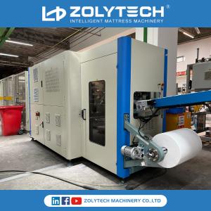 Машина 180pcs/Min весны кармана ZOLYTECH ZLT-PSD180 свертываясь спиралью компьютеризировала производственную линию весны кармана для сети тюфяка