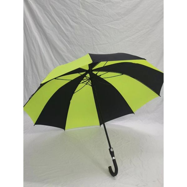 Windproof Auto Open Golf Umbrella with Custom Logo Prints and 130cm Open Diameter