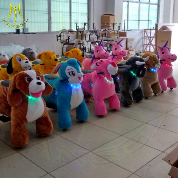 Hansel used carnival rides for sale electric toy car rocking horse coin operated dragon ride walking electric toy car