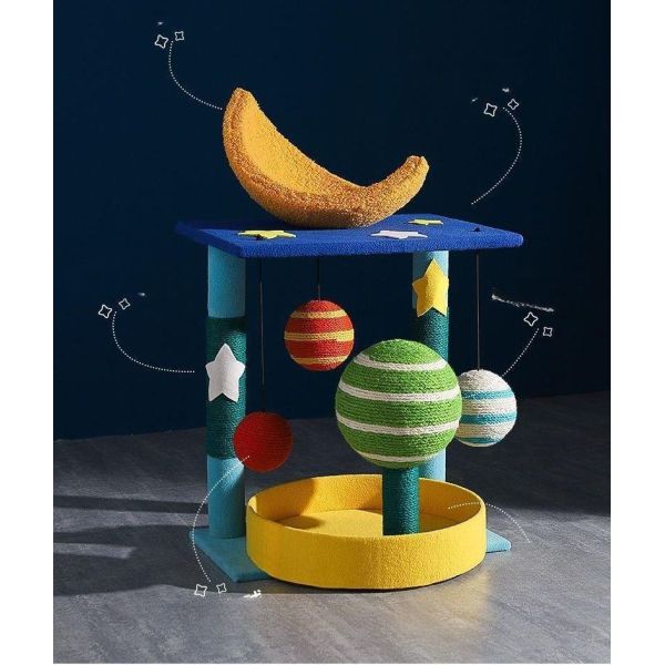 Customized Cat Tree for Your Feline Friend Scratch Board Crawling Frame Pillar and Toy