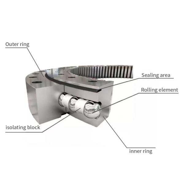 Slewing Bearing EC210B Crawler Hydraulic Excavator Parts Construction Machinery Bearing Precision Durable