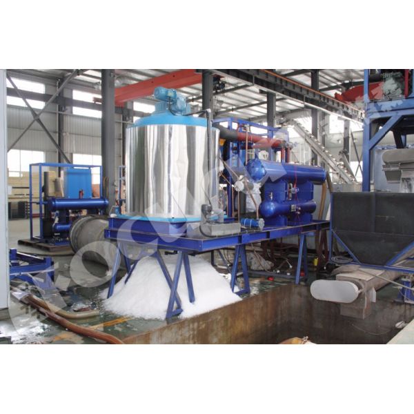 Напряжение 380V/220V Ледовый станок на морском судне 40 тонн в день