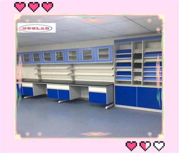Smooth Functionality Chemistry Lab Bench laboratory Workbenches- Polished Surface Multifunctional Design