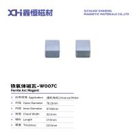 Tipo de azulejo Ferrite de ímã permanente sinterizado de alto padrão para motor universal W007C