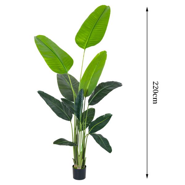 Multiple sizes Tall Bird of Paradise Artificial Tree  with Large Trunks and Realistic Leaves Big Faux Floor Potted Plants Fake Silk Plants for Home Office Living Room Decor Indoor