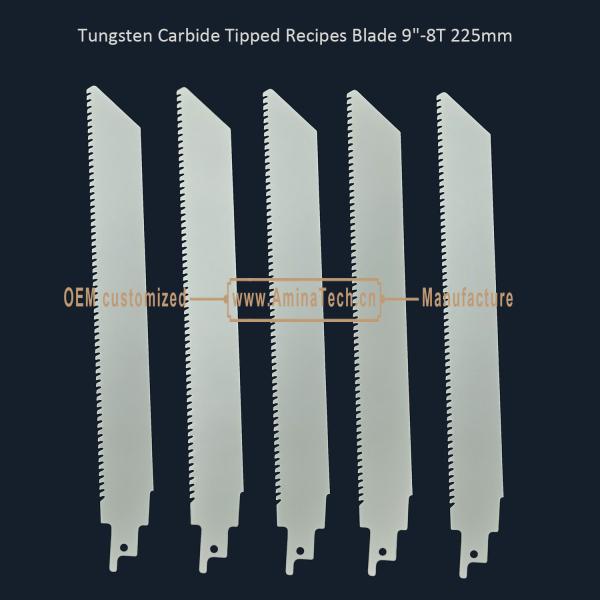 Tungsten Carbide Tipped Recipes Blade 9-8T 225mm,Cutting Porous Concrete,Red Brick,Fiber Cement,Epoxy Resin