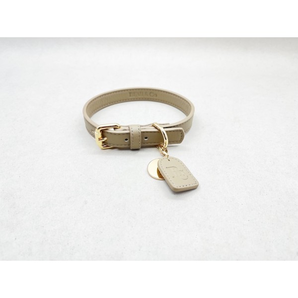 Small Fashion Modern Genuine Leather Cute Pet Supplies Collar Harness Designed For Dogs Cats And Rabbits Practical Trendy Accessories