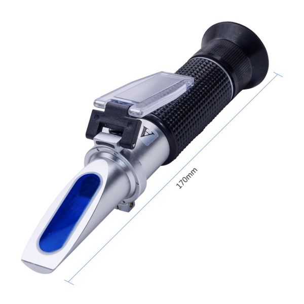 Handheld Brix Refractometer with 0-32% Brix Range and Automatic Temperature Compensation for Beer Wort SG Measurement