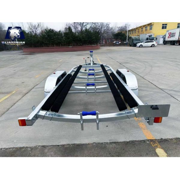 Dual-Axle Boat and Jet Ski Trailer with 2000kg ATM Capacity and Hot-Dip Galvanized Steel Construction