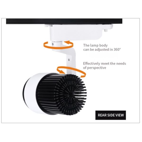 Света следа алюминиевой фары следа СИД цилиндрические вися