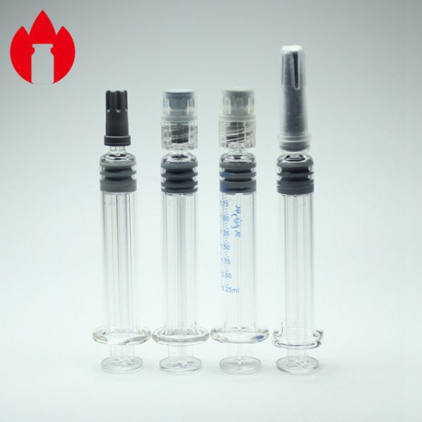 5.0 Neutral Borosilicate Glass Prefilled Syringes 2.25ml Capacity For Medical