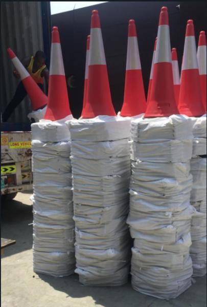 50cm 100cm Traffic Cone Emergency Cones PE Heavy Duty Safety Cones