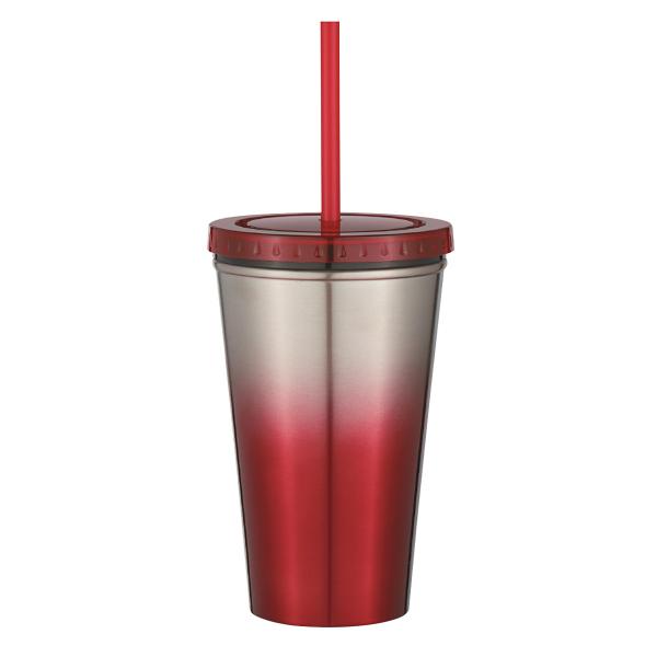16OZ Stainless Steel Tumbler Bottle Double Wall With Double Color Painting