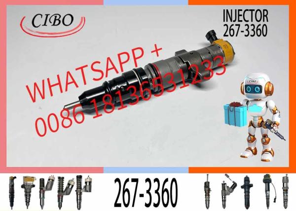 267-3360 injetor de combustível original e novo das peças de motor diesel C7 C9 267-3360 para   236-0962 188-8739