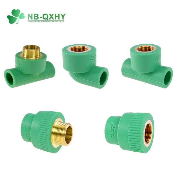 Pedido personalizado PPR/HDPE/PVC/CPVC Acessórios de tubos de plástico Pn 16 20 25 Cor verde