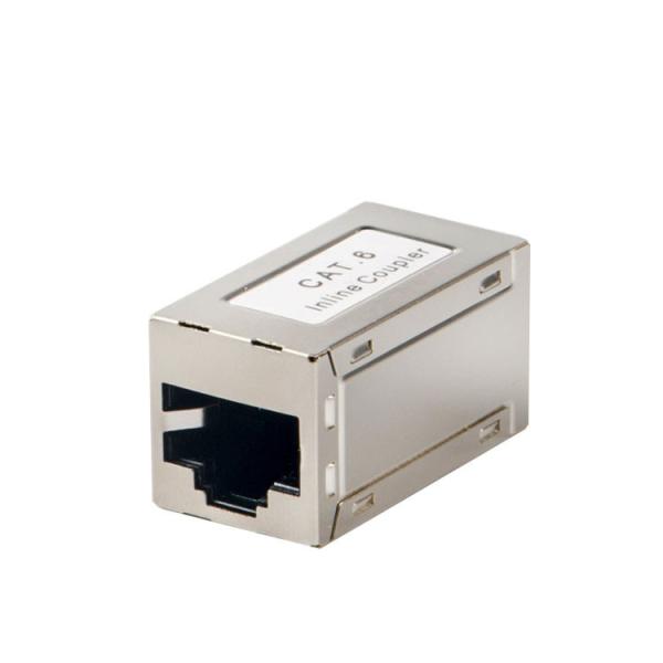 Exact Cables ABS TOM-KJ-33 Cat5e Cat6 Cat6a STP FTP Female to Female Jack Inline Coupler Keystone Jack