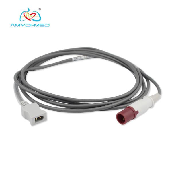 CE Certified Reusable 2 Pin Temperature Probe Adapter Philips Patient Monitors Temperature Probe Wire