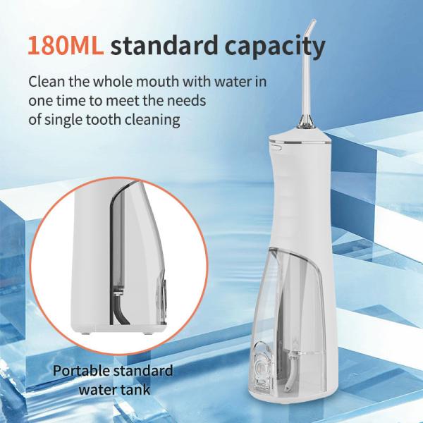 Cordless Dental Spa Oral Irrigator , Hand Held Water Flosser 1200 Times / Min