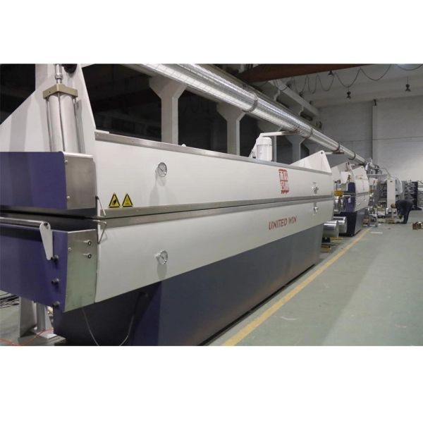 Línea de producción de estiramiento de extrusión de cinta de 250 m/min Alambre duro 110kw