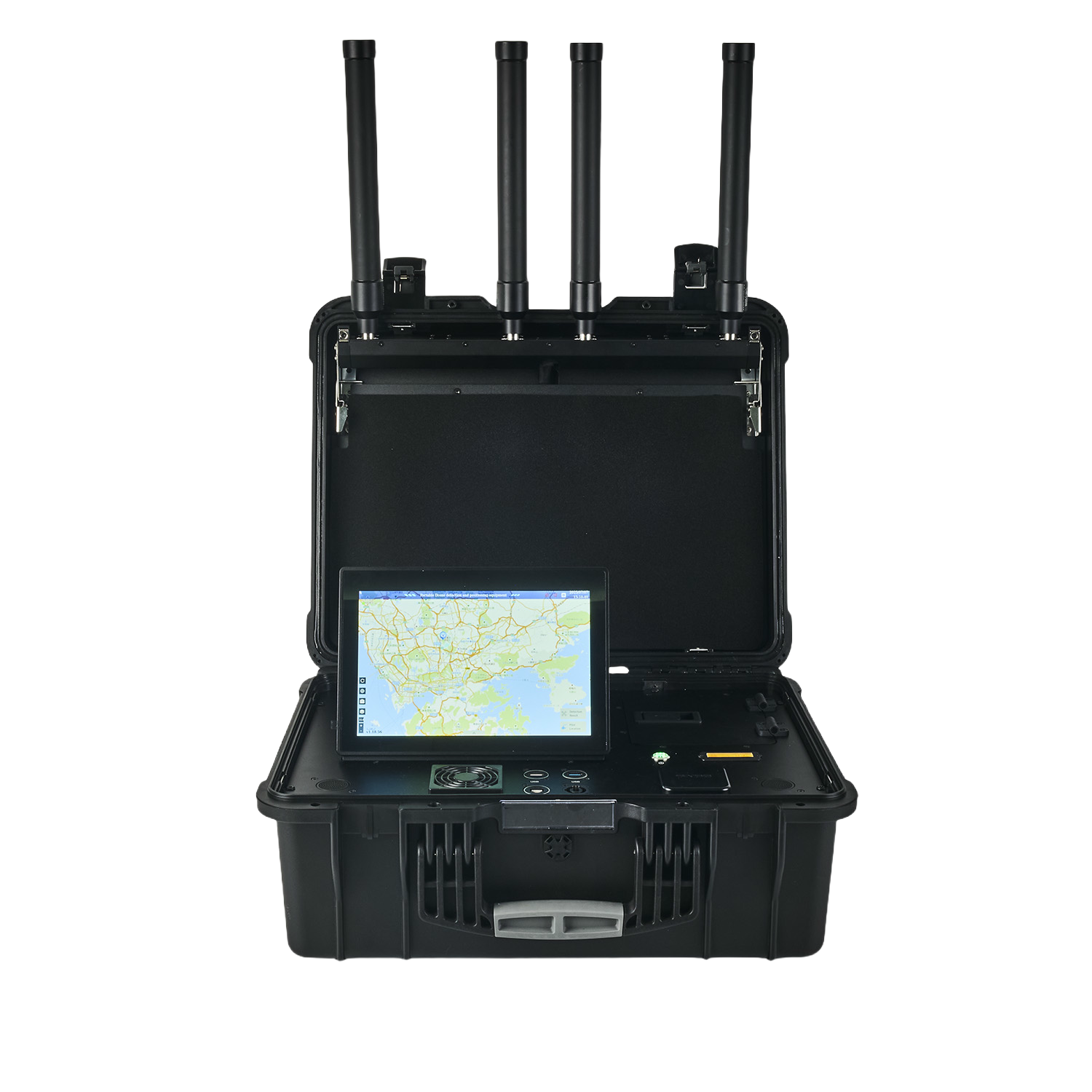 10KM Suitcase Type UAV Detection System and Positioning System IP65 Rated Easy Carry