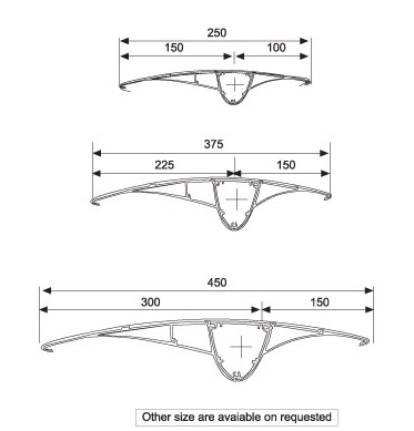Aluminum Louver Aerowing Louver Blades, External Louver Facades