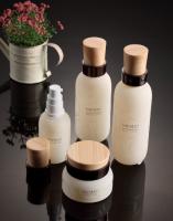 100ml  Round Glass Cosmetic Lotion Bottles Skin Care Packaging Good Sealing Performance