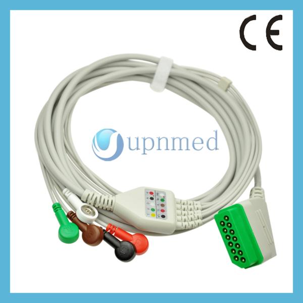 Nihon Kohden 5 lead ECG Cable with leadwires