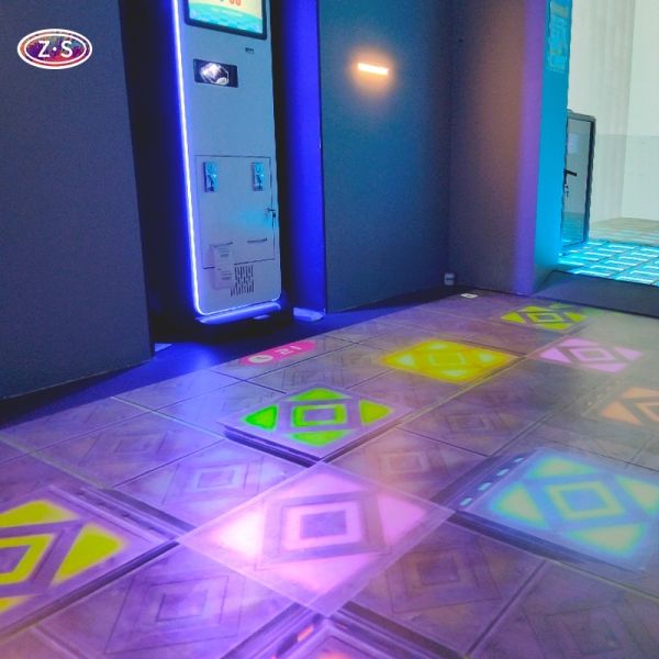 Immersive Projection Playground Compact Motion Sensing Floor Games Solution for Venues