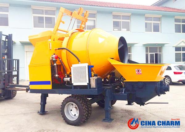 Electric Type JBS30 concrete mixer pump Mobile Concrete Mixer Pump with 100m free pipe