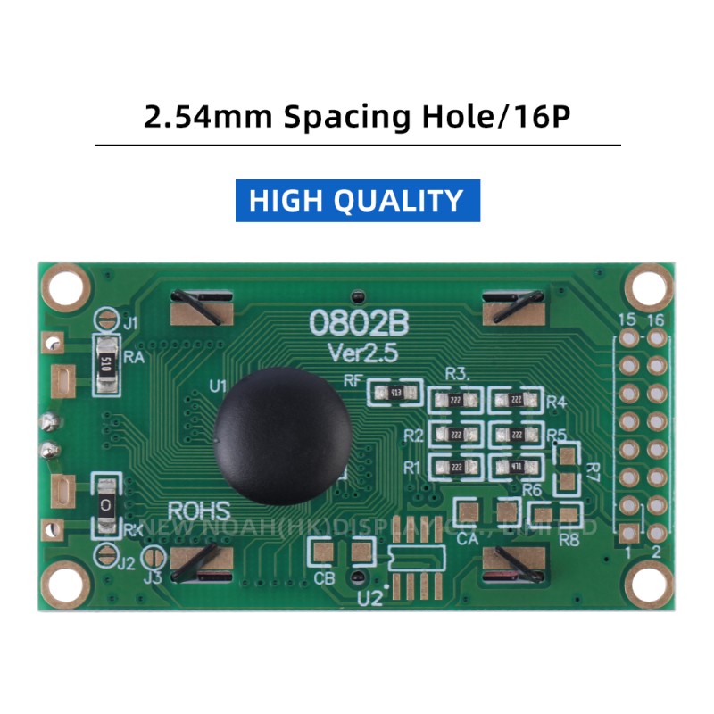Russian Blue Film 0802B LCD Module 8*2 ST7066 In Stock Direct ShipPINg Multilingual Module