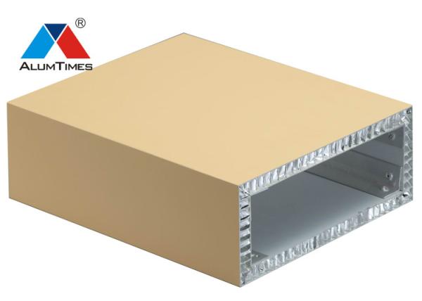 Kitchen Cabinet Aluminum Honeycomb Board With PE Coated Wooden Stone Texture