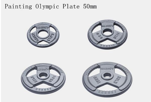 chrome 28mm dia  handle barbell plate ,50mm dia olympic plate  with weightlifting bar