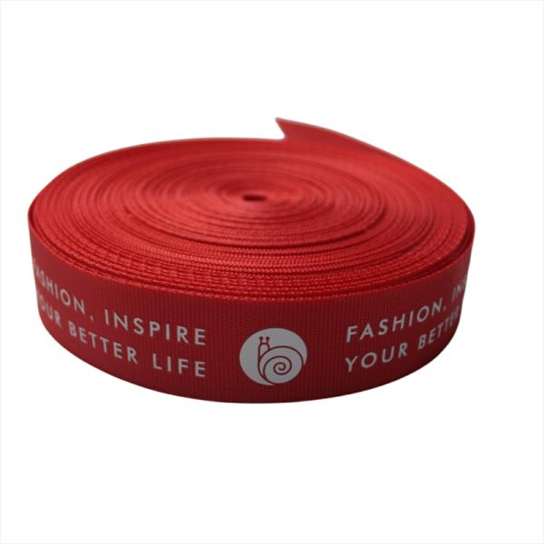 Cinta de nailon estampada de 30 mm de ancho, tejido liso para bolsos